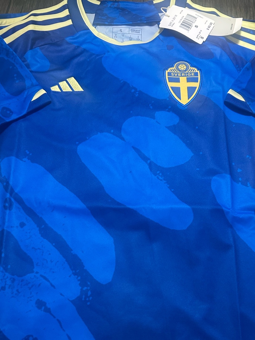 ADIDAS SWEDEN National Team Women’s World Cup JERSEY Sz S,M,L,XL,XXL New w tags
